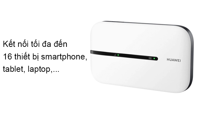 Huawei E5576-606 | Bộ Phát Wifi Di Động 4G 150Mbps, Pin 1500 mAh, 16 Thiết Bị Kết Nối Cùng Lúc | Bảo Hành 6 Tháng 