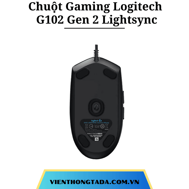 Chuột Gaming Logitech G102 Gen 2 Lightsync (có dây) 