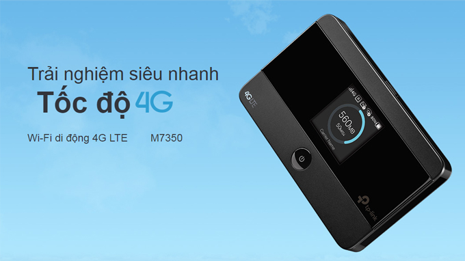 Mua TP Link M7350 - Phát wifi di động 4G tặng sim data miễn phí