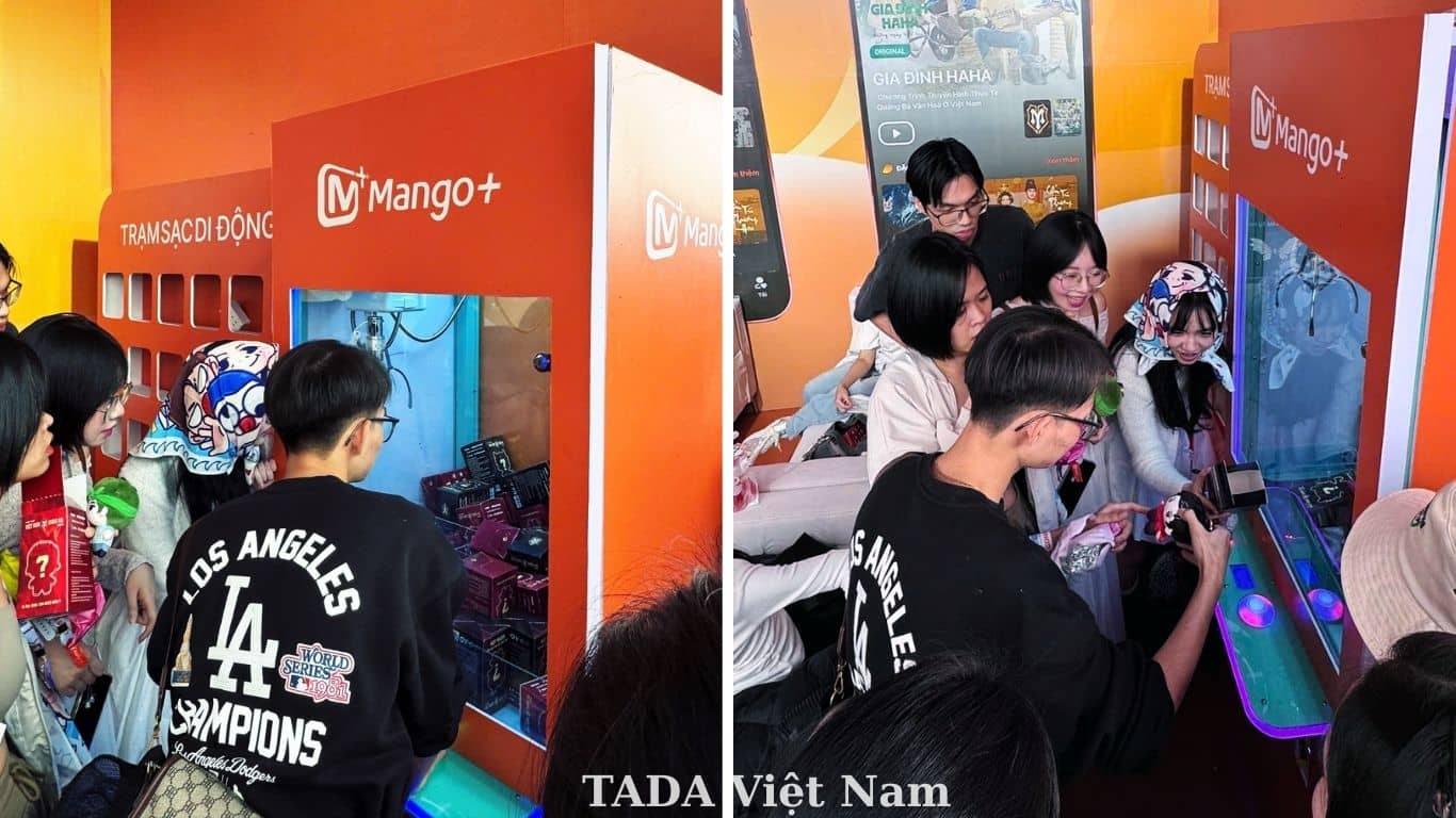 TADA Việt Nam Cho Thuê Máy Gắp Quà Tại Booth MangoPlus (Y-Concert)