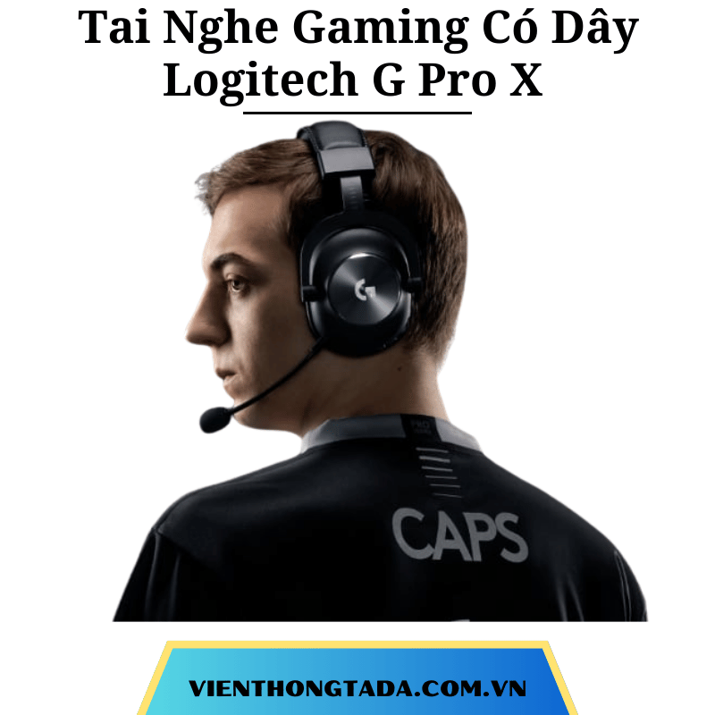 Tai Nghe Gaming Có Dây Logitech G Pro X (Đen)- Hàng chính hãng- Bảo hành 24 tháng (tada Việt Nam)