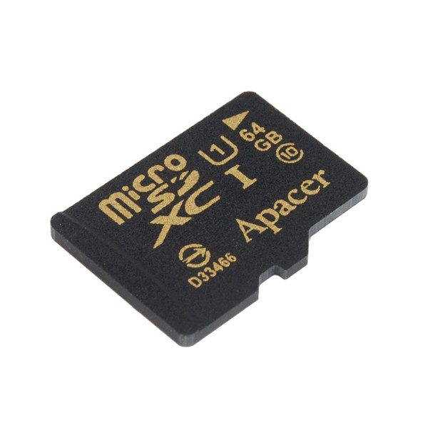 Thẻ nhớ Micro UHS1 64GB Apacer Class 10 (Loại không bao thẻ) - Hàng chính hãng