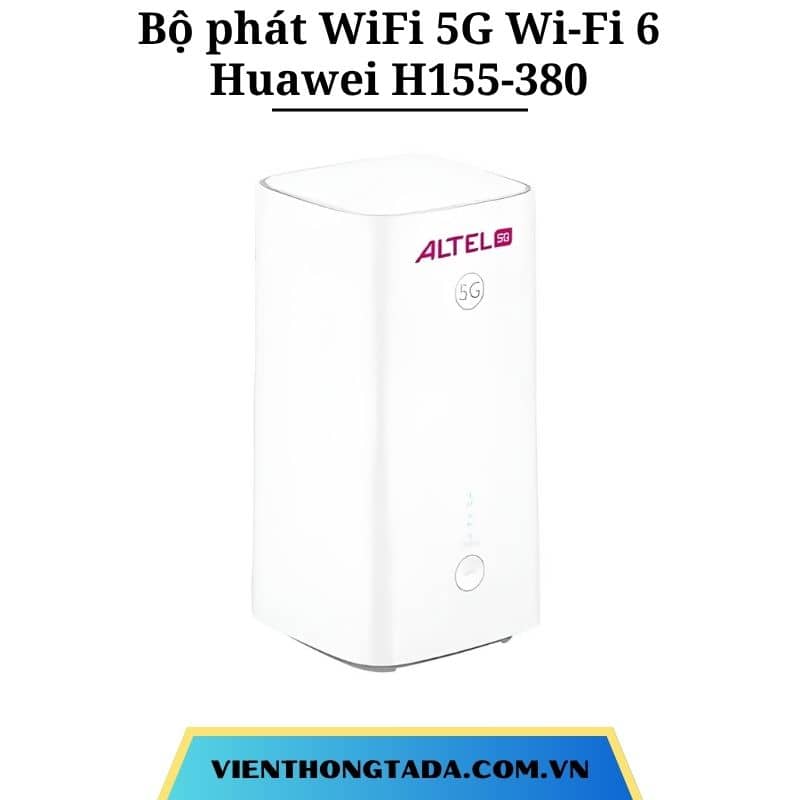 Huawei H155-380 | Router WiFi 5G Wi-Fi 6 AX3000, tốc độ 3.6Gbps, kết nối 128 thiết bị | Bảo hành 1 đổi 1