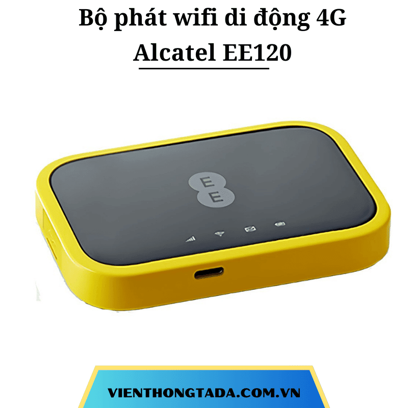 Alcatel EE120 | Bộ phát Wifi di động 4G tốc độ cao 600Mbps, Pin lớn 4300mAh, Băng tần kép | Bảo hành 12 tháng 1 đổi 1