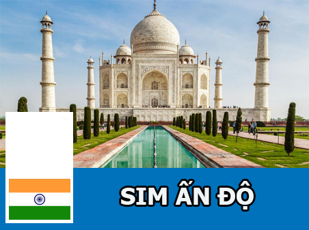 Sim và eSIM 3G/4G du lịch Ấn Độ  - Nhận Tại Việt Nam