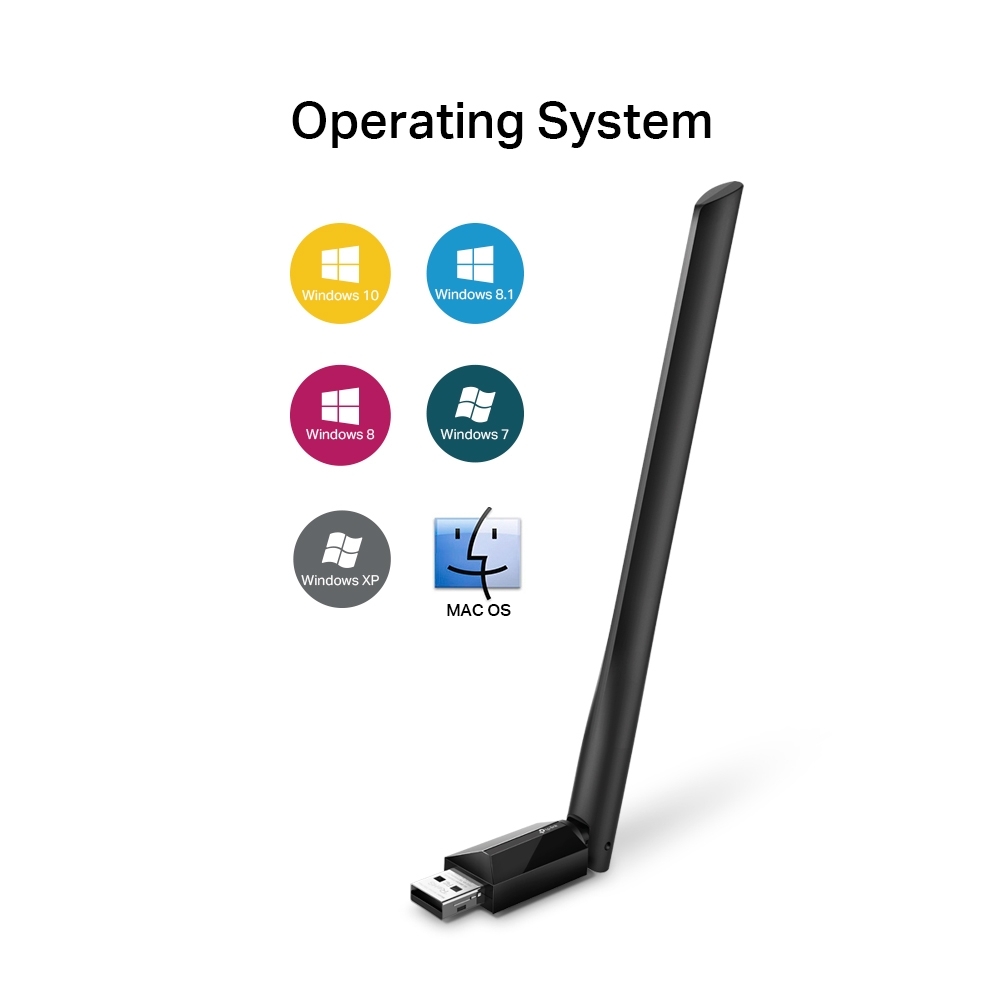 TP-Link T2U Plus | Bộ Thu Wifi 2 Băng Tần Kép AC 600 Cho Máy PC | Chính Hãng Bảo Hành 1 Đổi 1 Trong Vòng 24 Tháng