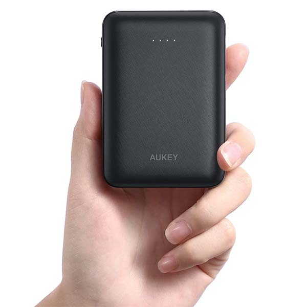 Sạc Dự Phòng 10000mAh AUKEY PB-N66 2 Cổng Sạc 2.4A Công Suất 12W, Công Nghệ Aipower - Chính Hãng , Bảo Hành 24 tháng