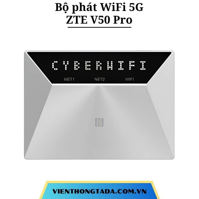 ZTE V50 Pro | Router WiFi di động 5G Wi-Fi 5, tốc độ 1.83Gbps, băng tần kép | Bảo hành 1 đổi 1