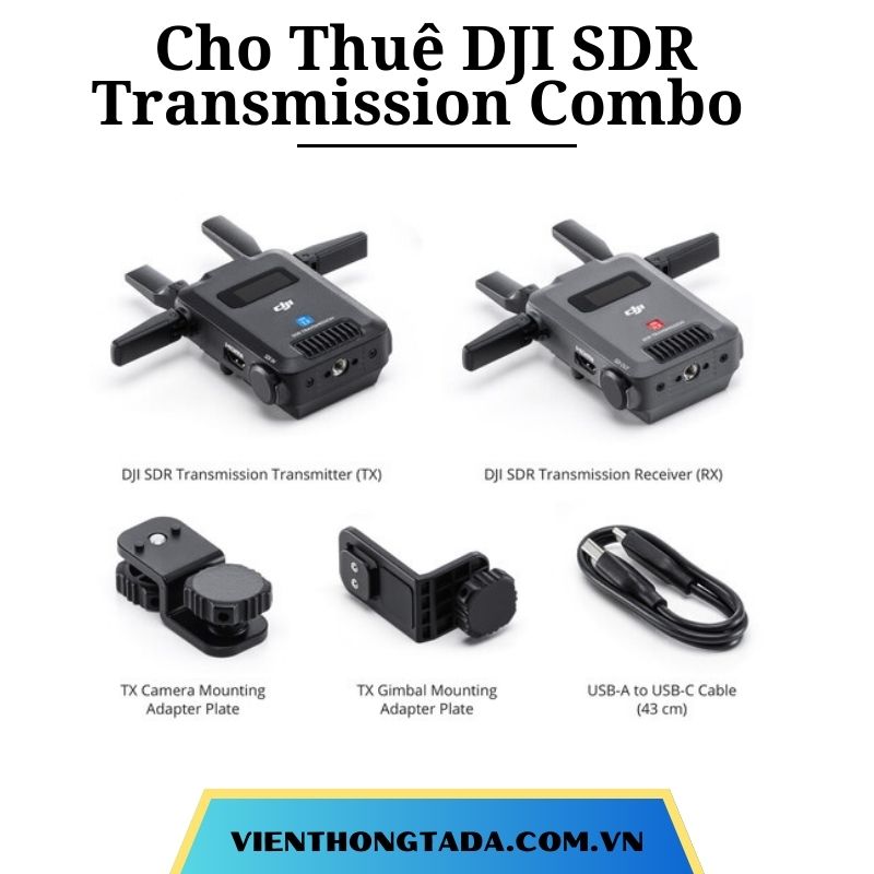 Cho Thuê Bộ Thu/ Phát Không Dây DJI SDR Transmission Combo Chính Hãng Tại Hà Nội, Hải Phòng, TP Hồ Chí Minh