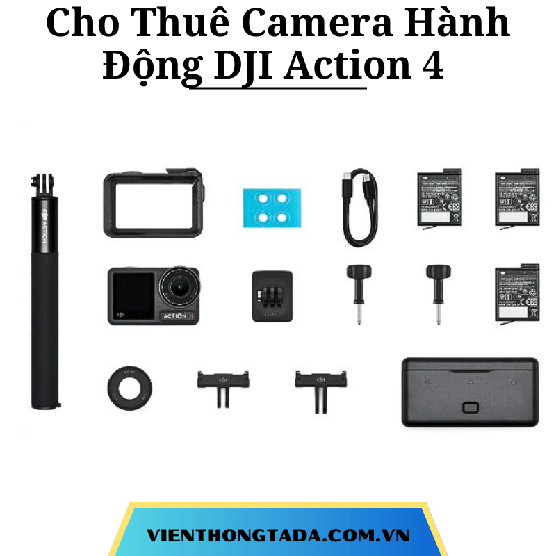 Cho Thuê Camera Hành Động DJI Action 4 Và Action 5 Pro Adventure Combo Tại Hà Nội, Hải Phòng, TP Hồ Chí Minh- Cho thuê hàng chính hãng với giá rẻ
