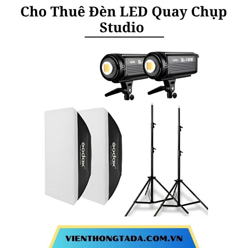 Cho Thuê Đèn LED Quay Chụp Studio Tại Hà Nội, Hải Phòng, TP Hồ Chí Minh, Đà Nẵng – TADA Việt Nam
