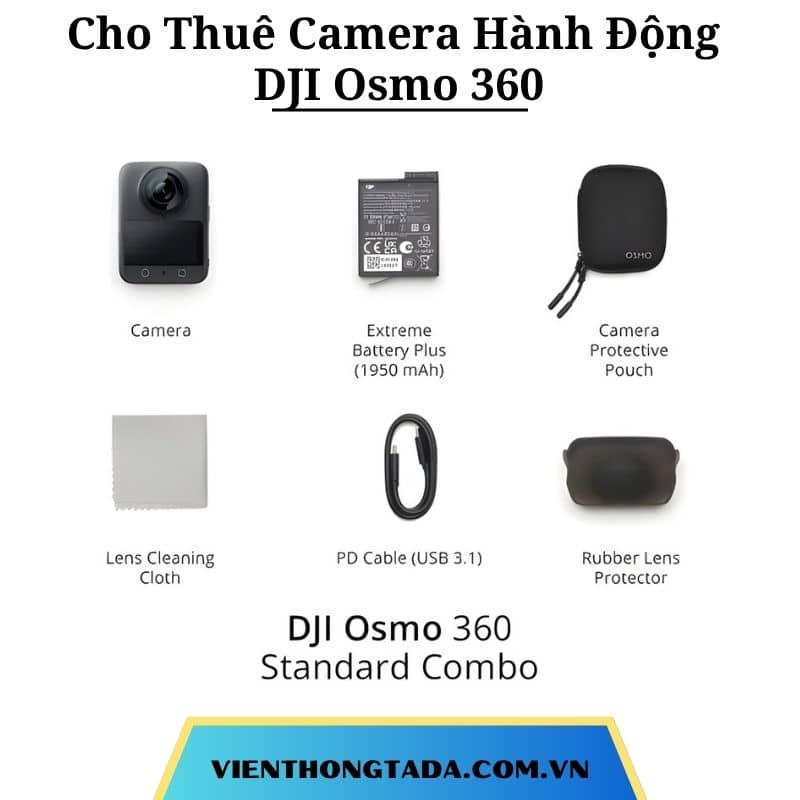 Cho thuê DJI Osmo 360 tại Hà Nội, Hải Phòng, Đà Nẵng, TP Hồ Chí Minh