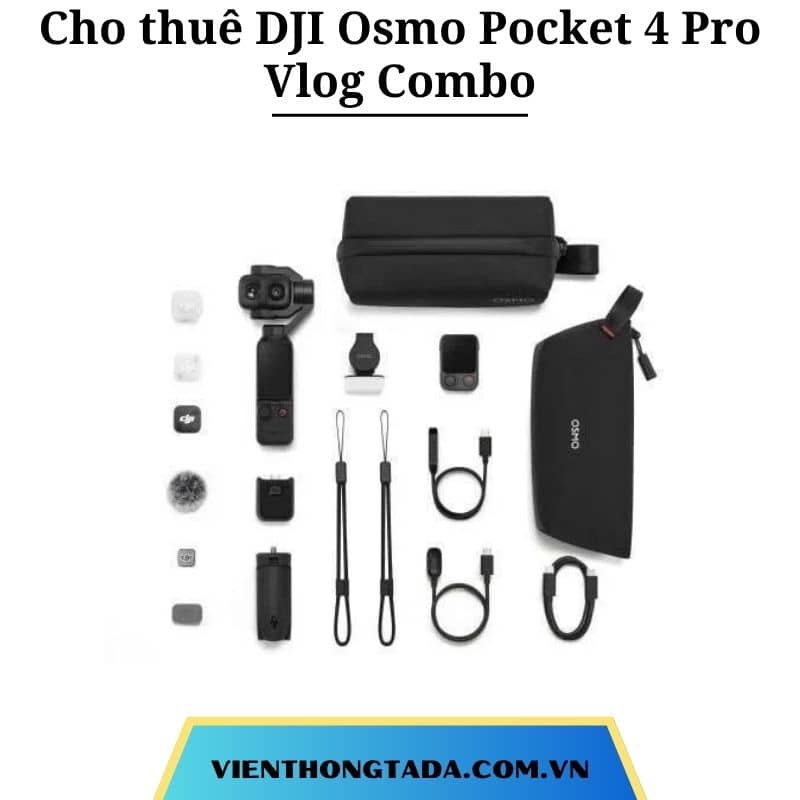 Cho thuê DJI Osmo Pocket 4 Pro Vlog Combo tại Hà Nội, Hải Phòng, Đà Nẵng, TP Hồ Chí Minh