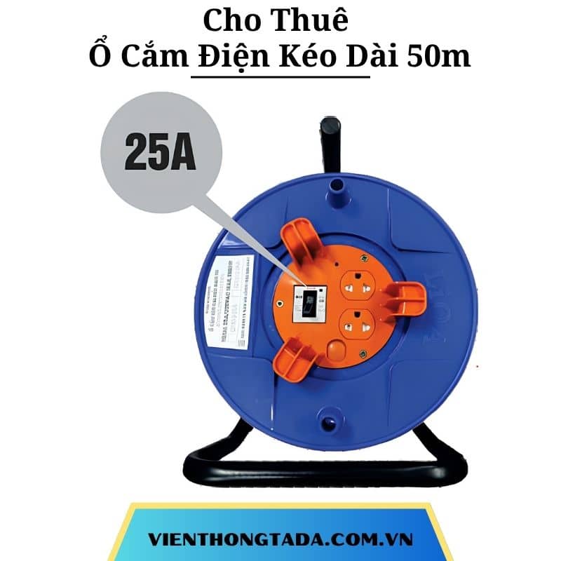 Cho Thuê Ổ Cắm Điện Kéo Dài 50m Công Suất Lớn Tại Hà Nội, Hải Phòng, Đà Nẵng, TP Hồ Chí Minh