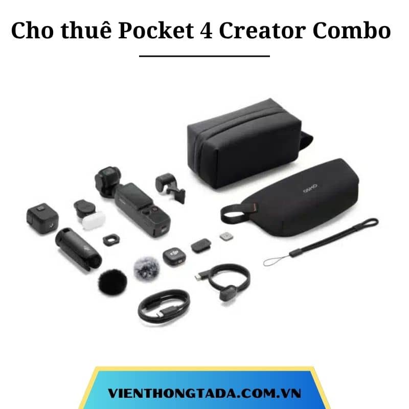 Cho thuê Pocket 4 Creator Combo tại Hà Nội, Hải Phòng, Đà Nẵng, TP Hồ Chí Minh
