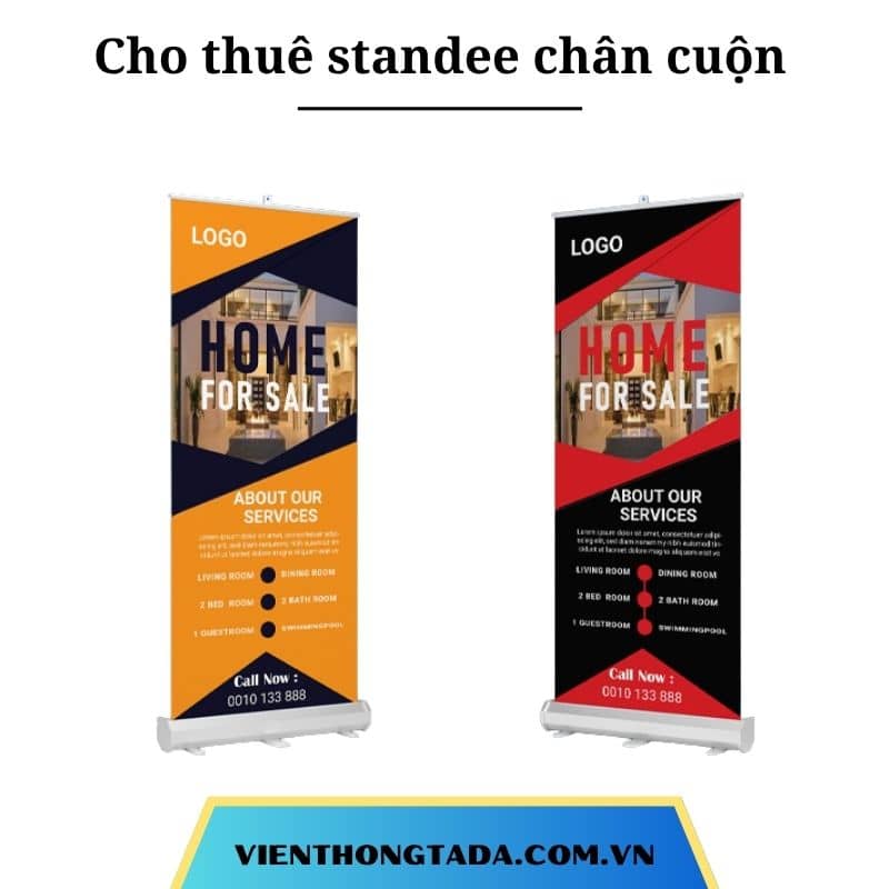 Cho thuê standee thường giá rẻ tại Hà Nội, Hải Phòng, Đà Nẵng, TP Hồ Chí Minh
