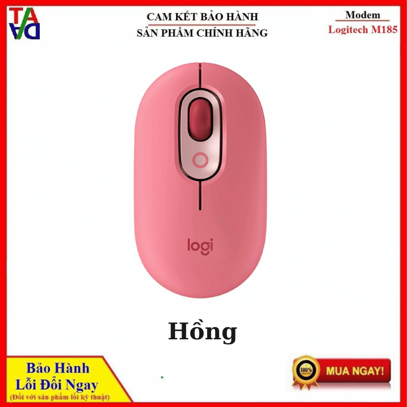 Chuột không dây Bluetooth Logitech POP with Emoji - Hàng chính hãng - Bảo hành 12 tháng