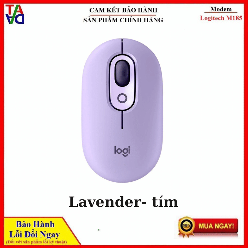 Chuột không dây Bluetooth Logitech POP with Emoji - Hàng chính hãng - Bảo hành 12 tháng