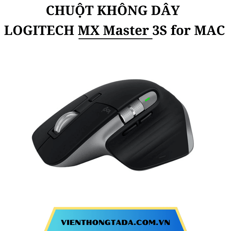 Chuột không dây Bluetooth Logitech MX Master 3S for MAC - Hàng chính hãng - Bảo hành 12 tháng