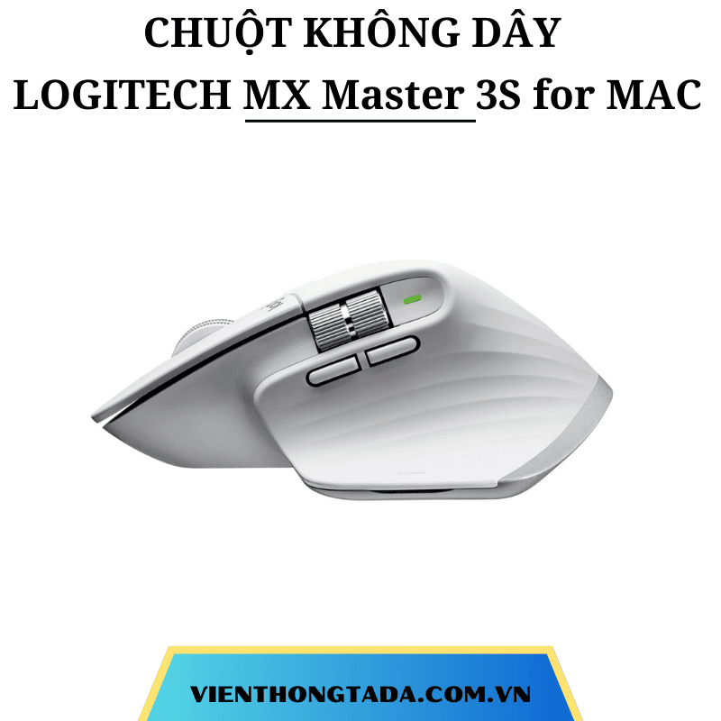 Chuột không dây Bluetooth Logitech MX Master 3S for MAC - Hàng chính hãng - Bảo hành 12 tháng