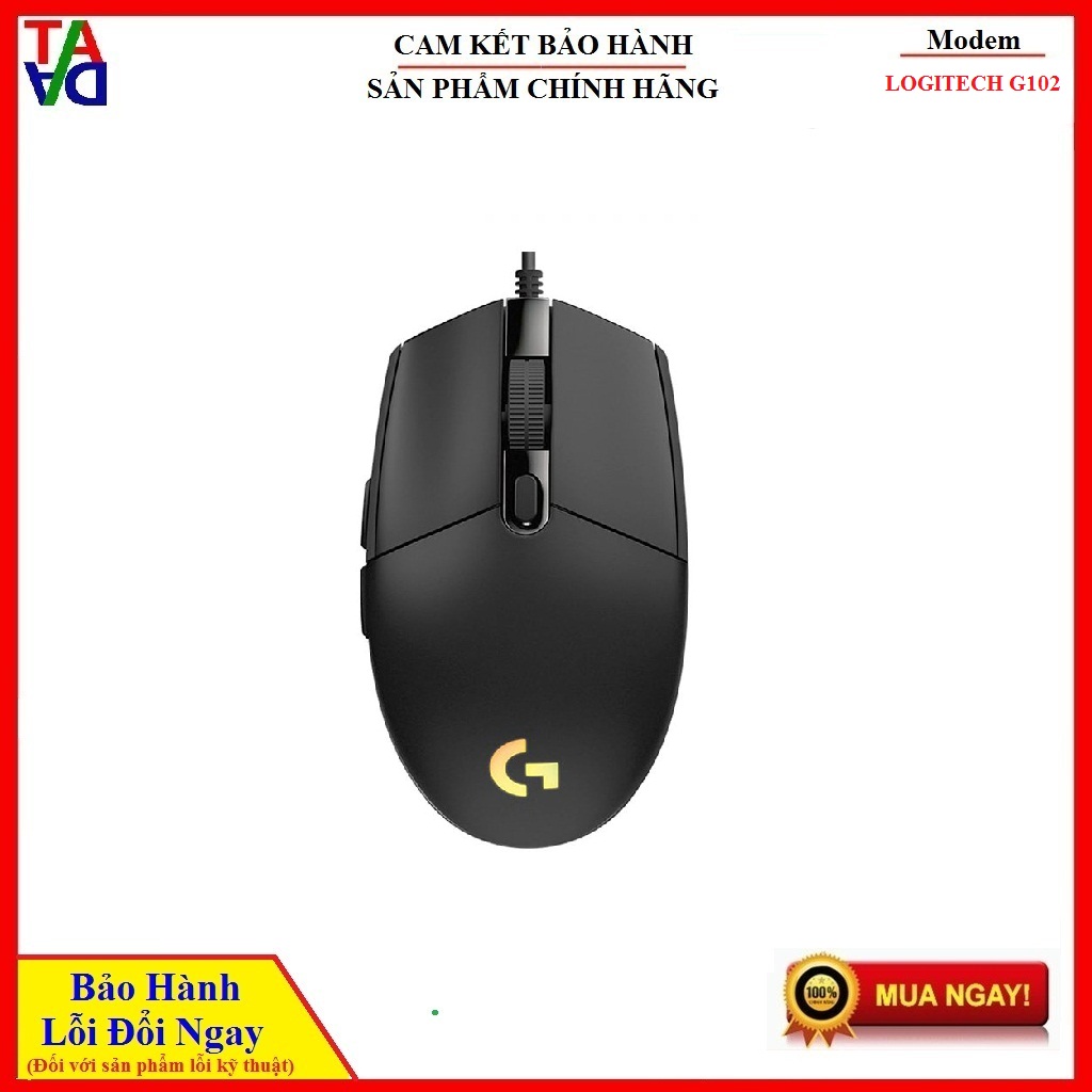 Chuột chơi game Logitech G102 Gen2  - Hàng chính hãng - Bảo hành 24 tháng