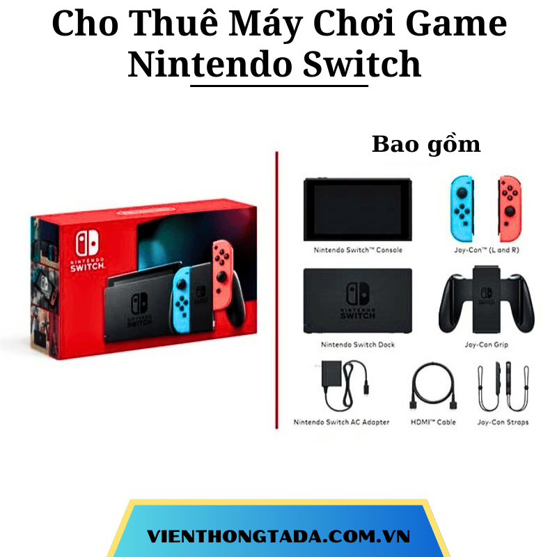 Cho Thuê Máy Chơi Game Nintendo Switch Tại Hà Nội, Hải Phòng, Hồ Chí Minh- Cho Thuê Hàng Chính Hãng Với Giá Rẻ