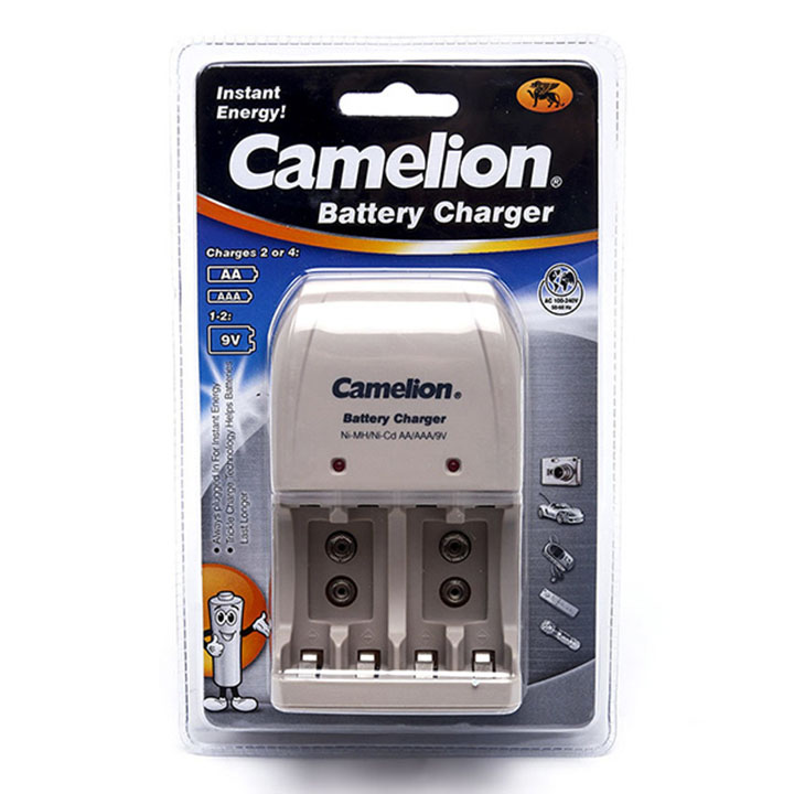 Máy sạc pin Camelion BC0904 - AA/AAA/9V - Hàng chính hãng