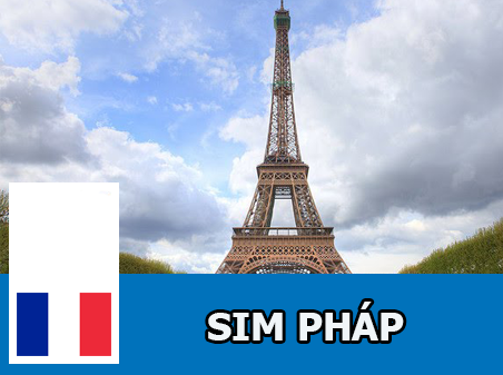 Mua Sim 3G/4G du lịch Pháp  - Nhận Tại Việt Nam