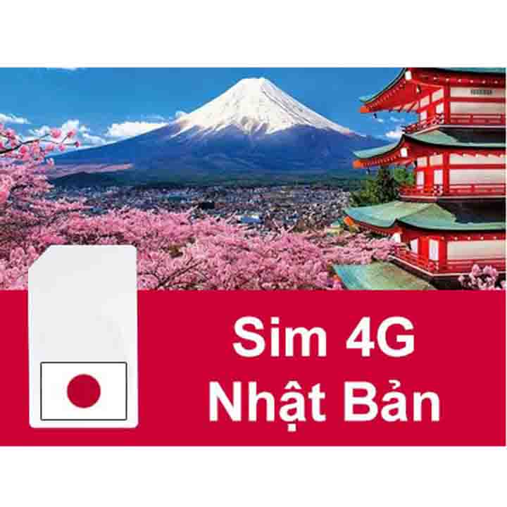 Sim Nhật Bản không giới hạn dung lượng 5 ngày mỗi ngày 1GB - Nhận Tại Việt Nam