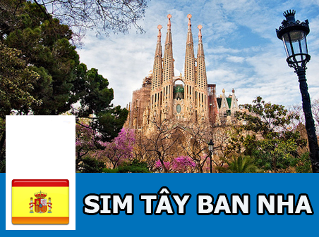 Sim và eSIM 3G/4G du lịch Tây Ban Nha - Nhận Tại Việt Nam
