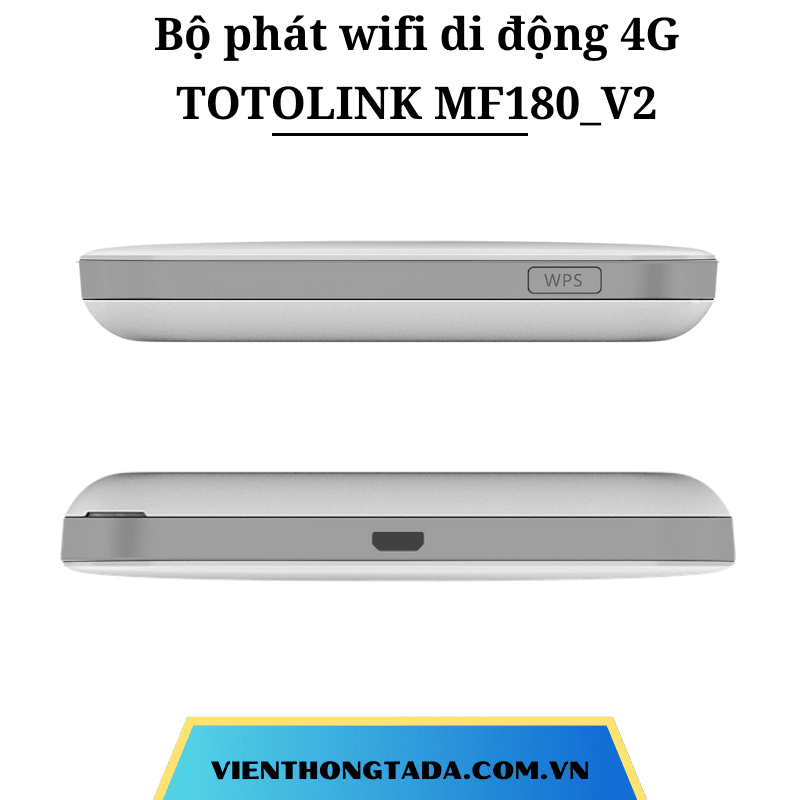 TOTOLINK MF180_V2 | Bộ Phát Wifi Di Động 4G LTE, 150Mbps, PIN 2200mAh,10 Thiết Bị Kết Nối Cùng Lúc | Bảo hành 12 tháng