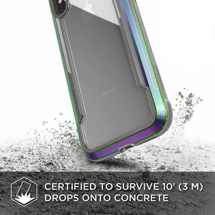 Ốp Lưng X-Doria 473262 Cho iPhone XS Max Siêu Bảo Vệ, Chống Va Đập (Iridescent)