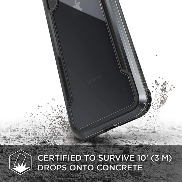 Ốp Lưng X-Doria 473248 Cho iPhone XS Max Siêu Bảo Vệ, Chống Va Đập (Black)
