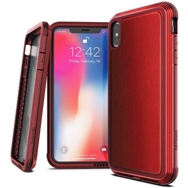 Ốp Lưng X-Doria 473217 Cho iPhone XS Max Chống Va Đập (Red)