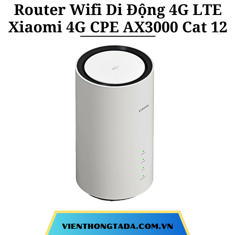 Xiaomi 4G CPE AX3000 Cat 12| Router Wifi Di Động 4G LTE Wifi 6 ...