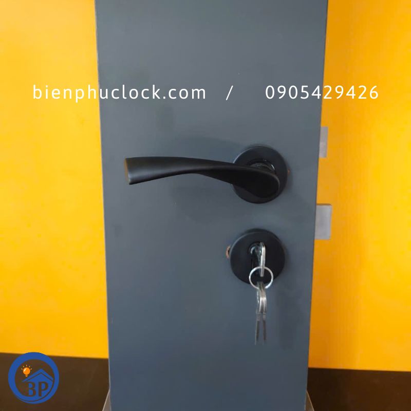 Bộ khóa tay gạt YALE YTLH-031, Đen Mờ