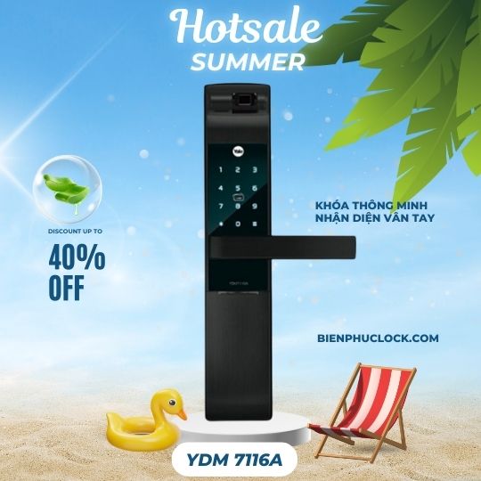 Khóa Cửa Thông Minh Yale YDM 7116A MB (YDM7116AMB/ YDM7116A MB)