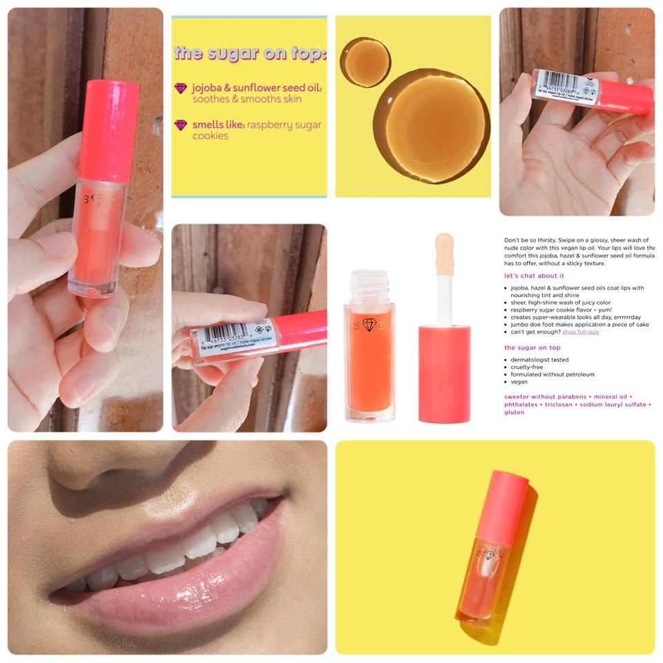 Tarte Sugar Rush Lip Sip Vegan Lip Oil 1ml.