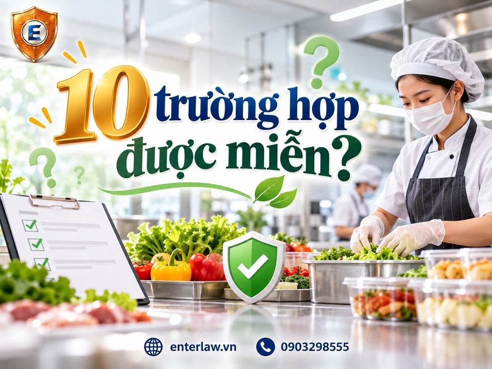 Miễn giấy chứng nhận an toàn thực phẩm: Chi tiết 10 trường hợp
