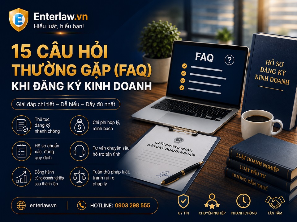 FAQ – 15 Câu hỏi thường gặp khi đăng ký kinh doanh