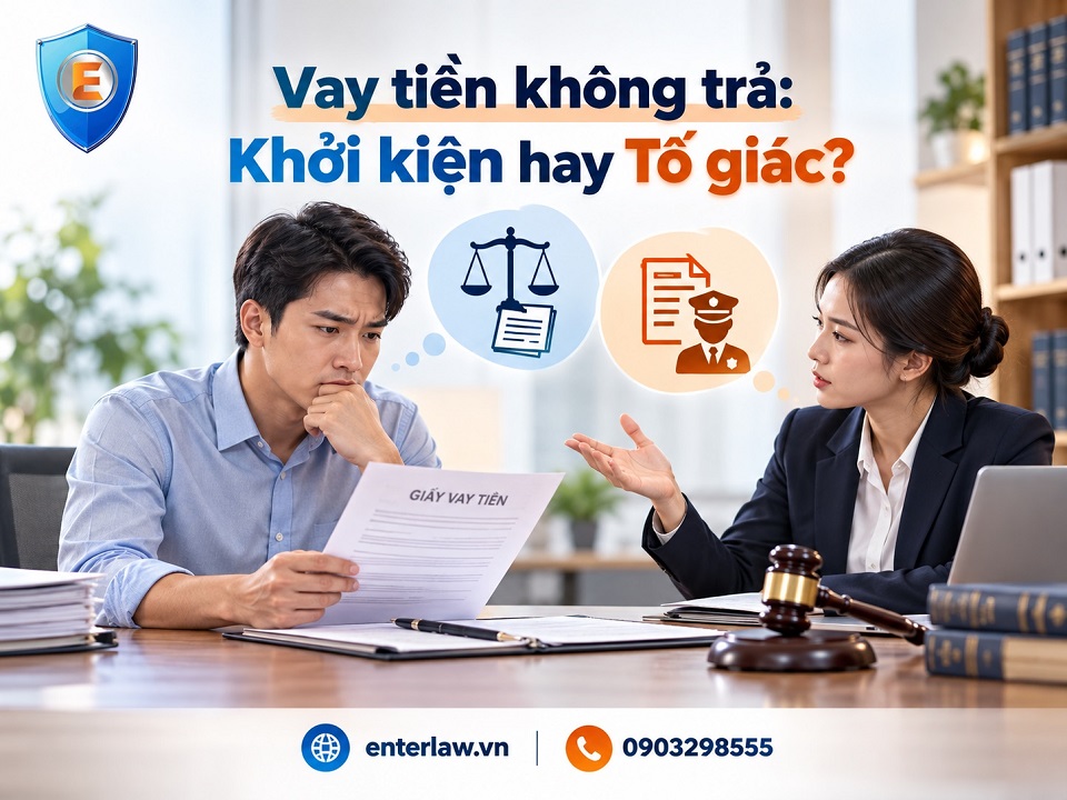 Cho vay tiền không trả: Khi nào kiện, khi nào tố giác?