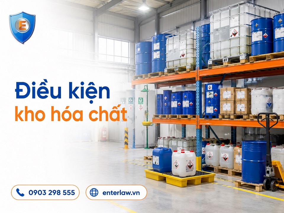 Điều kiện kho chứa hóa chất theo quy định mới nhất 2026