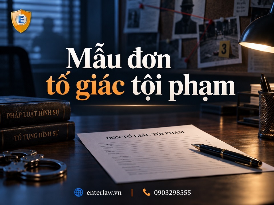 Mẫu đơn tố giác tội phạm: Cách viết và trình tự giải quyết