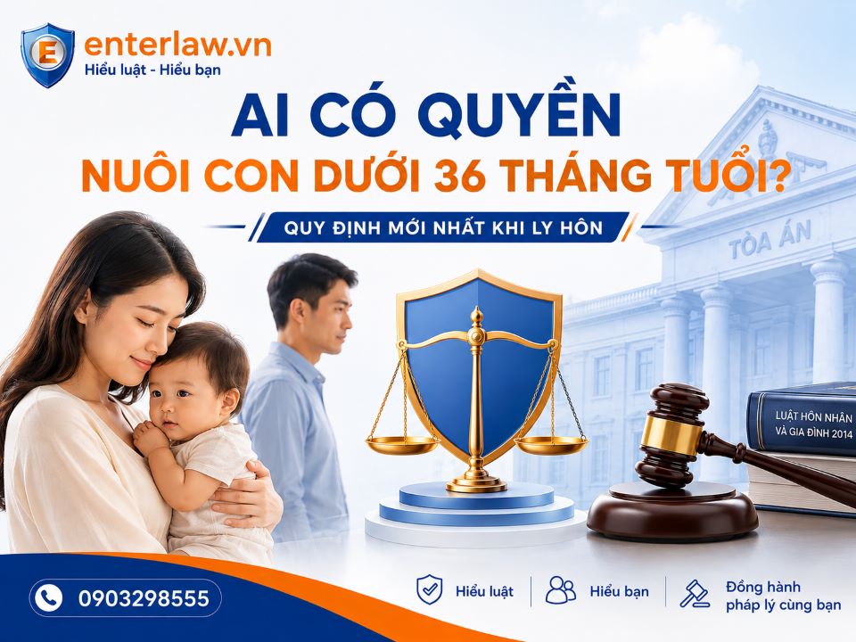 Quyền nuôi con dưới 36 tháng tuổi khi ly hôn: Cha hay mẹ được nuôi?