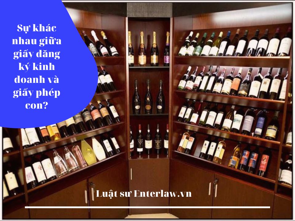 Sự khác biệt giữa Giấy chứng nhận đăng ký doanh nghiệp và Giấy phép con?