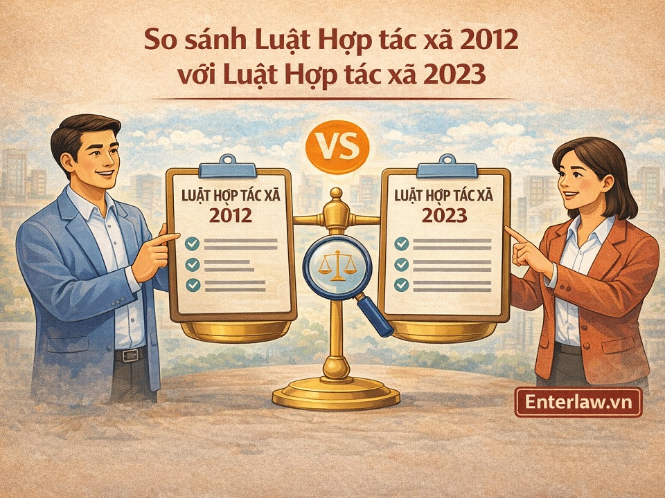 So sánh Luật Hợp tác xã 2012 và Luật Hợp tác xã 2023