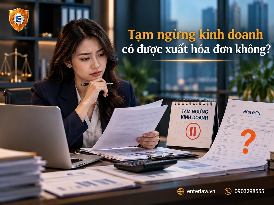 Công ty tạm ngừng kinh doanh có được xuất hóa đơn không?