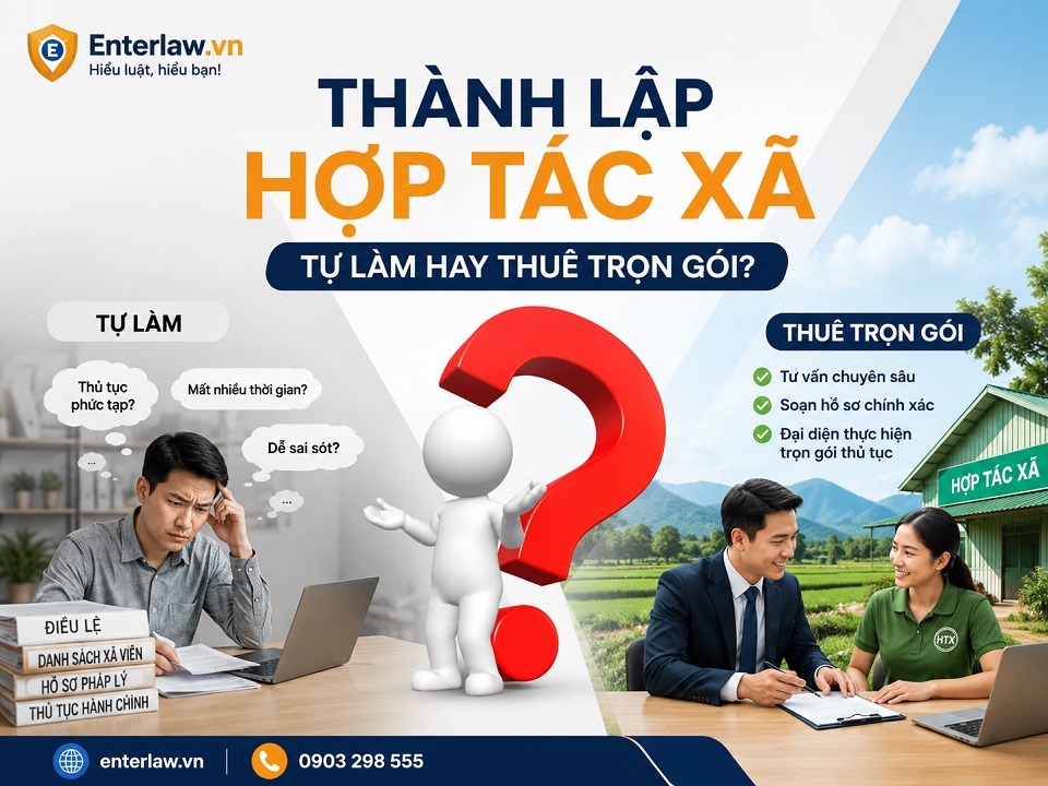 Có nên tự thành lập hợp tác xã hay thuê dịch vụ trọn gói?