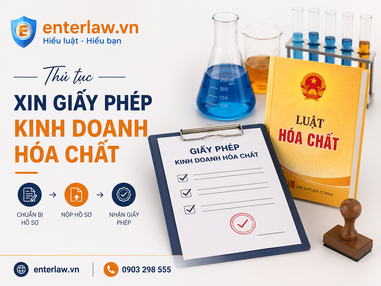 Thủ tục xin Giấy chứng nhận đủ điều kiện kinh doanh hóa chất?