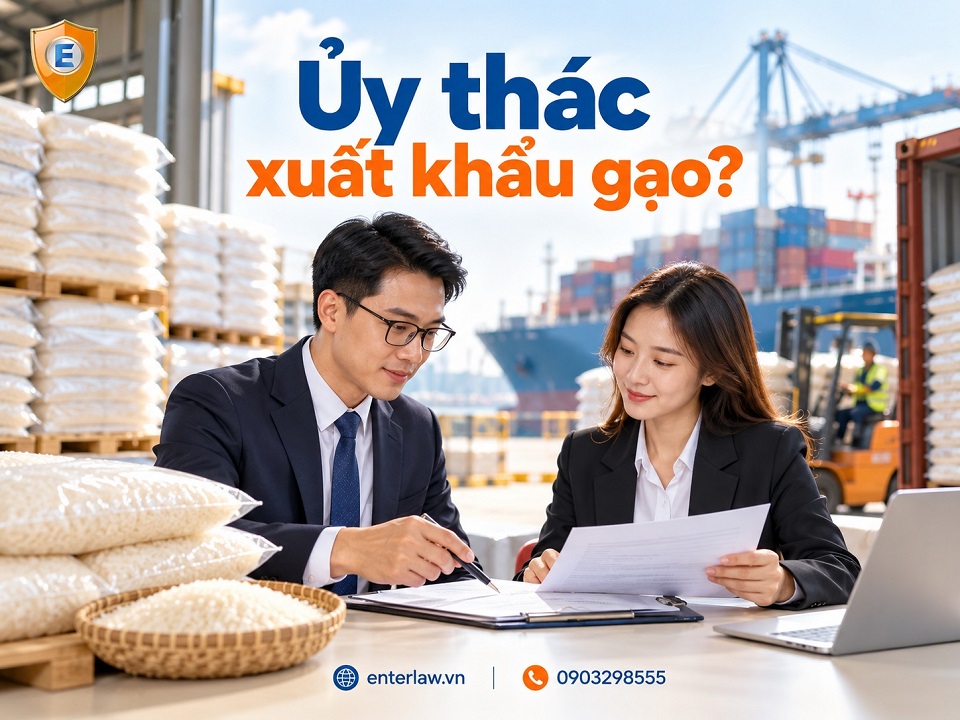 Chưa có giấy phép có được ủy thác xuất khẩu gạo không?